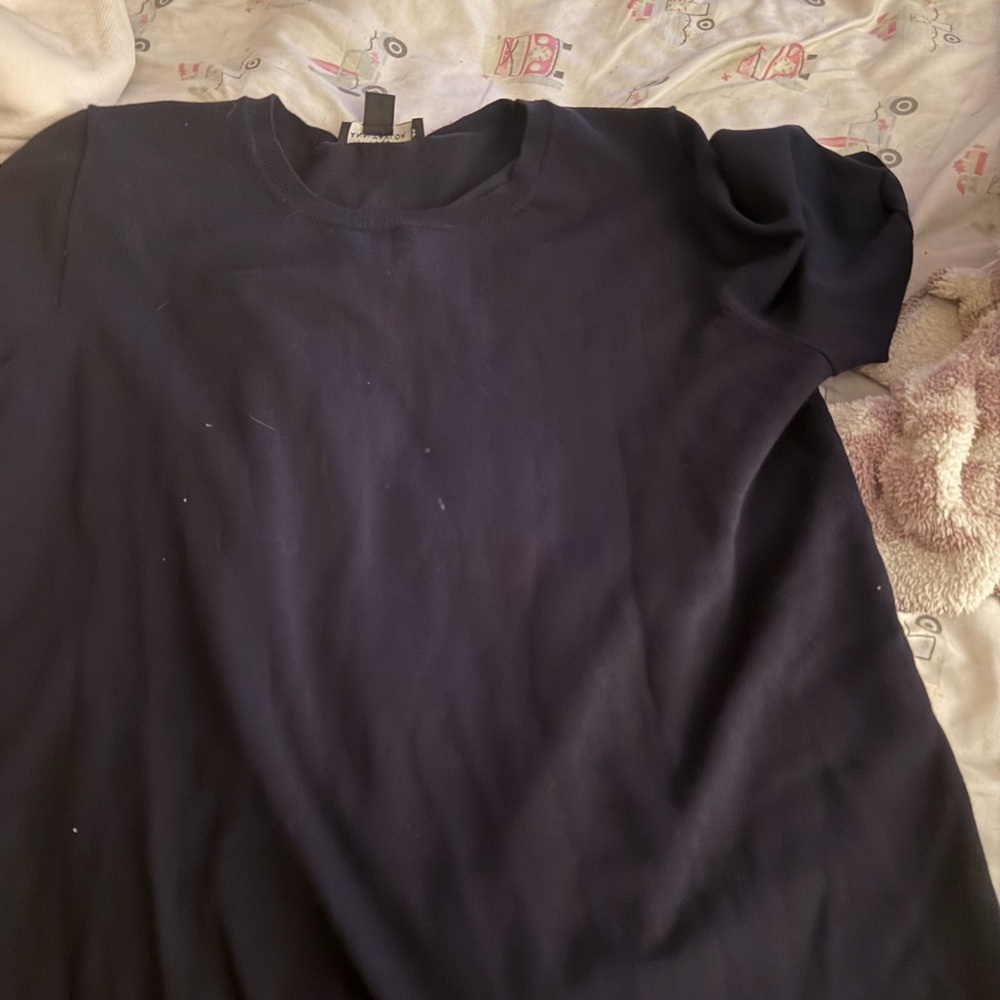 Ann Taylor Navy Knit Top